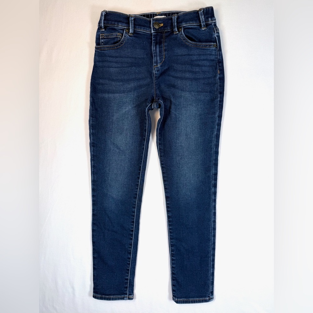 CREWCUTS Girls Stretch Skinny Jeans Size 10 Classic Dark Wash Everyday